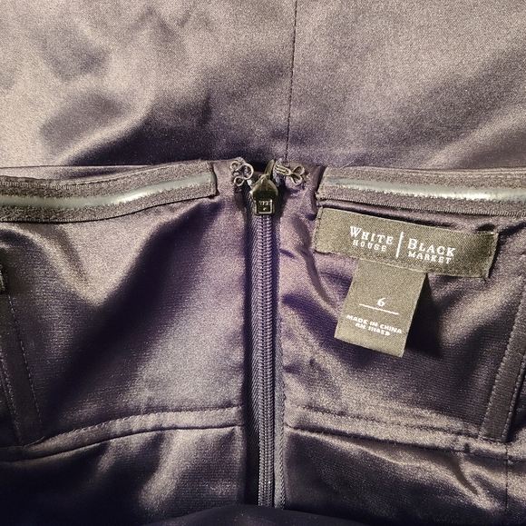 White House Black Market Ruffled Dress - Picture 3 of 4